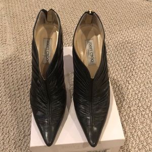 Black jimmy Choo booties